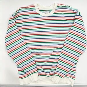 Dog Threads Colorful Striped 100% Cotton Sweater